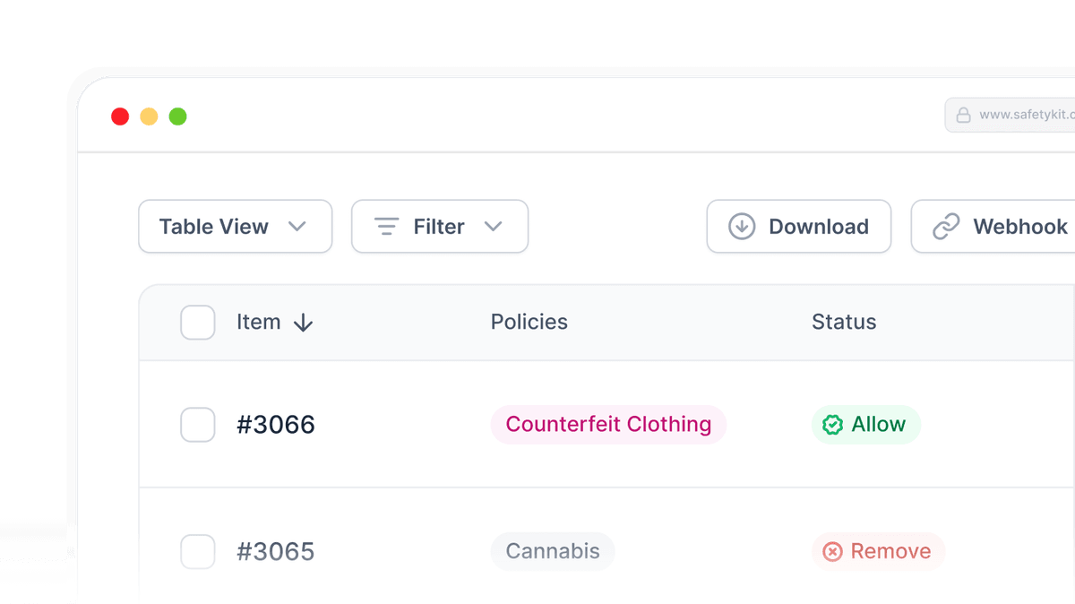 SafetyKit screenshot
